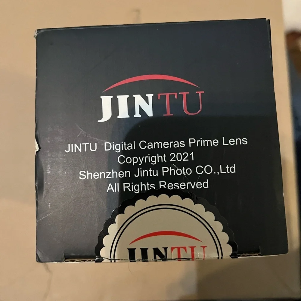 New! JINTU 85mm F1.8 EF Mount Camera Lens Manual Portrait Lens for Canon
